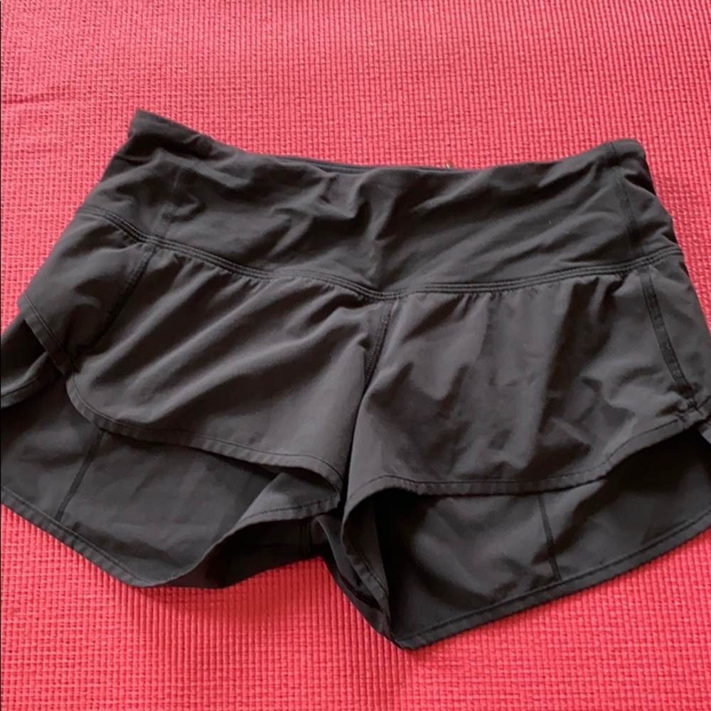Black lululemon shorts